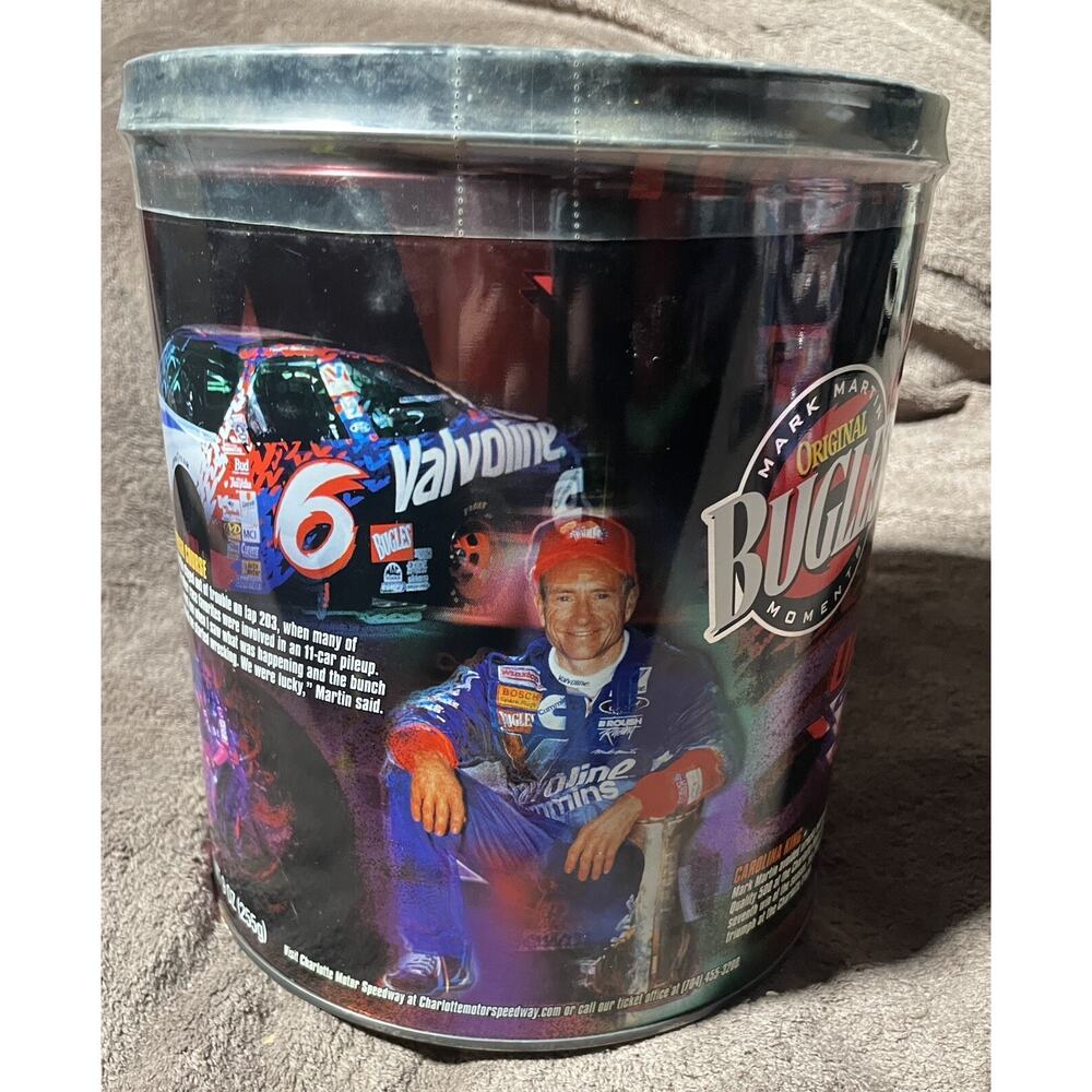 Sealed Mark Martin Original Bugles Collector Edition Advertising Can Tin 1999